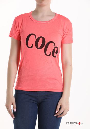 Lettering print T-shirt