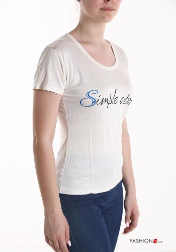 Lettering print T-shirt - ph 3