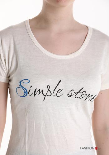 Lettering print T-shirt - ph 4