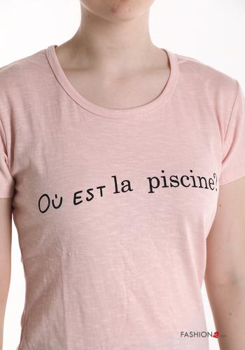 Lettering print T-shirt - ph 4