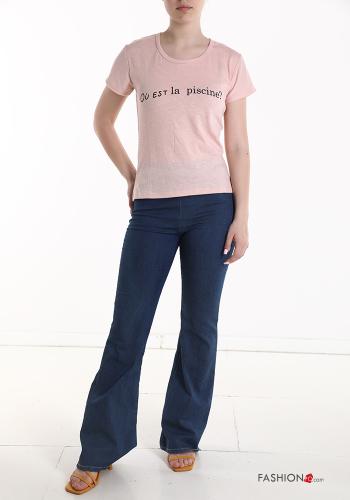 Lettering print T-shirt - ph 5