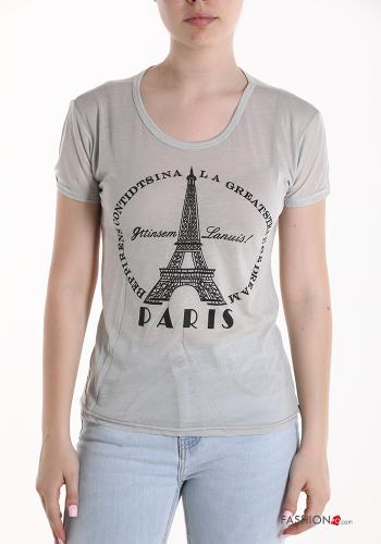 Lettering print T-shirt - ph 1