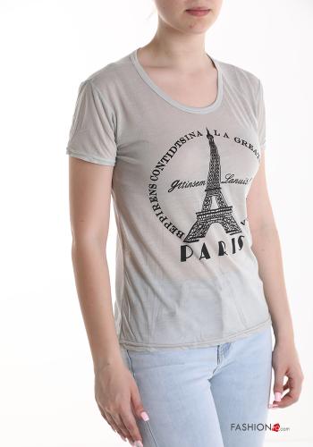 Lettering print T-shirt - ph 3