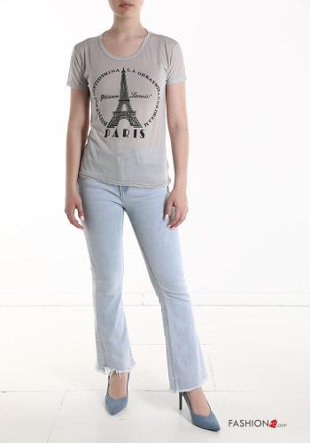 Lettering print T-shirt - ph 5