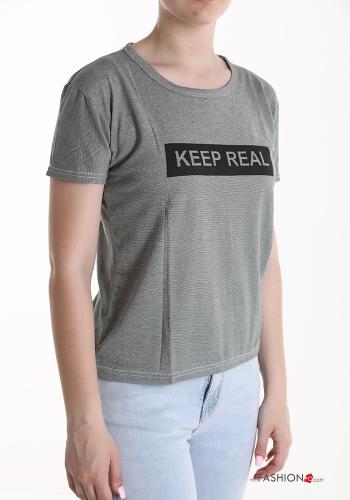 Lettering print T-shirt - ph 3