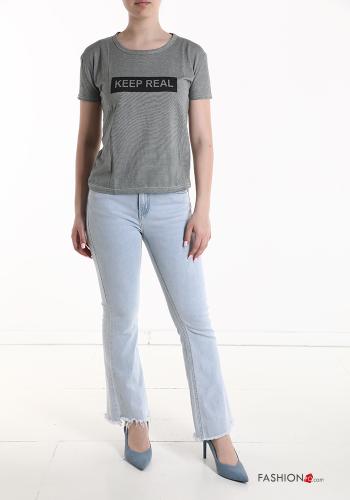 Lettering print T-shirt - ph 5