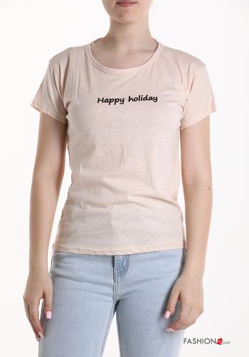Lettering print T-shirt
