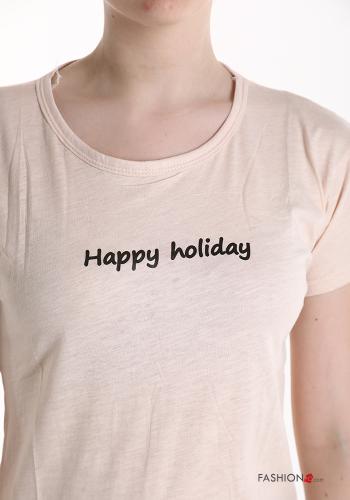 Lettering print T-shirt - ph 4