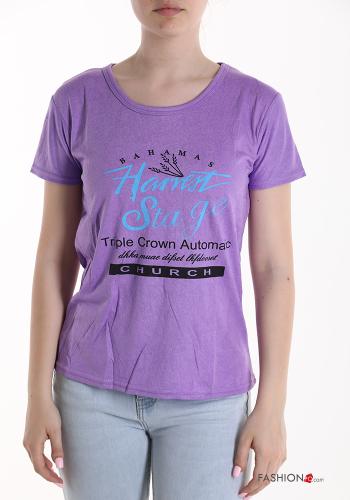 Lettering print T-shirt - ph 1