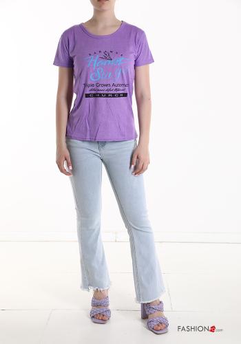 Lettering print T-shirt - ph 5