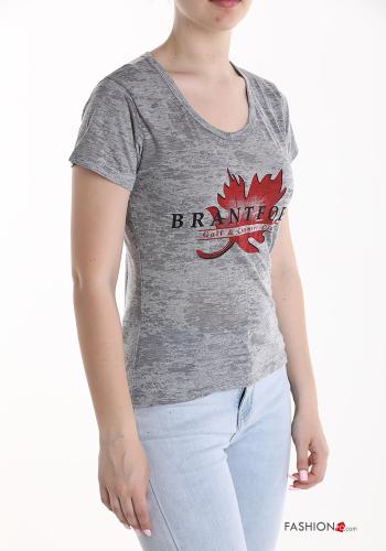 Lettering print T-shirt - ph 3