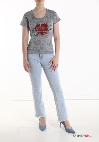 Lettering print T-shirt - ph 5