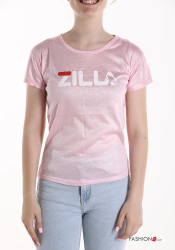 Lettering print T-shirt - ph 1