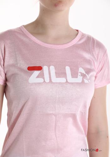 Lettering print T-shirt - ph 4