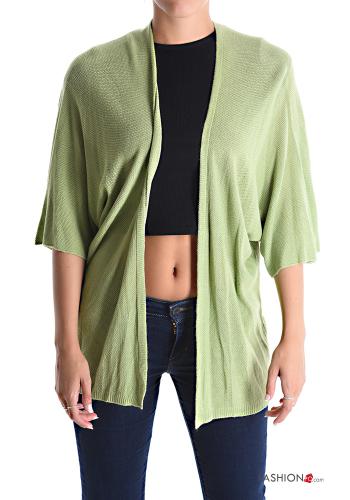 Cardigan maniche corte
