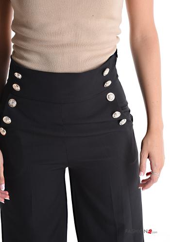 hoher Taille Hose mit Knöpfen - ph 4