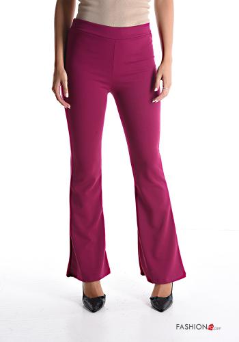 Pantalone a zampa con elastico