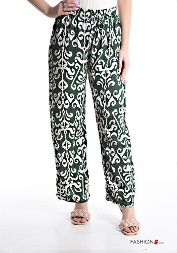 Pantalone Fantasia stampata con elastico