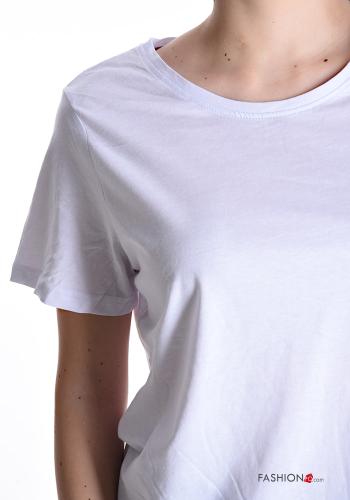 short sleeve crew neck Cotton T-shirt - ph 4