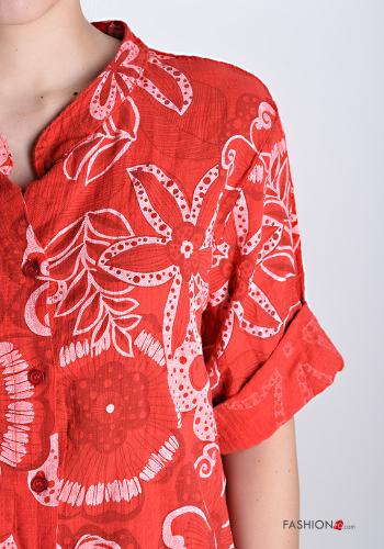 Cotton Shirt with buttons 3/4 sleeve - ph 4