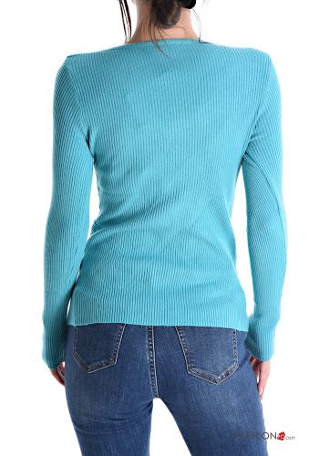 Ribbed Sweater with v-neck - ph 2