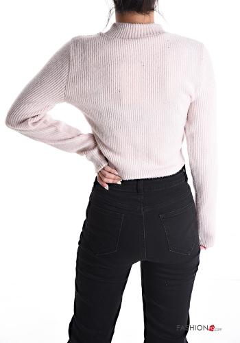 Maglione corto a collo alto - ph 2