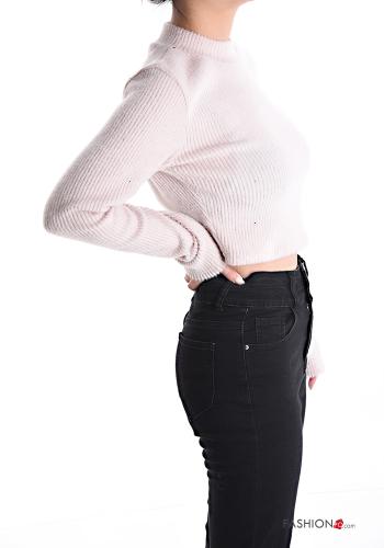 Maglione corto a collo alto - ph 3