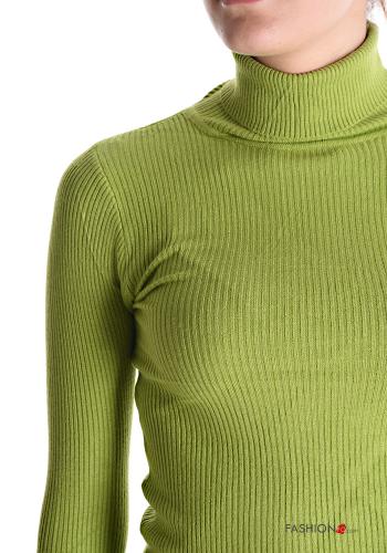 Gerippte Rollkragenpullover - ph 4