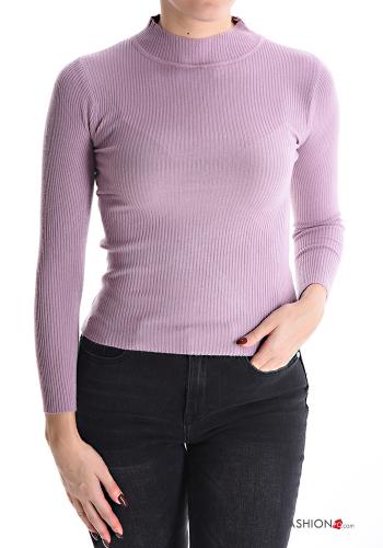 Ribbed mini Rollneck