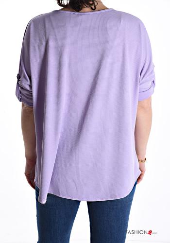Blusa con collar manga tres cuartos - ph 2