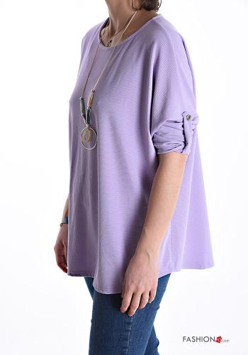Blusa con collar manga tres cuartos - ph 3