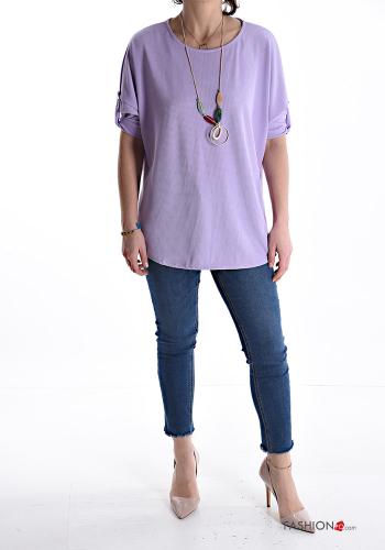 Blusa con collar manga tres cuartos - ph 5