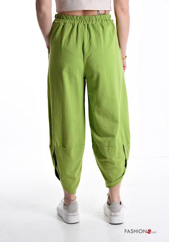 Hose aus Baumwolle mit Taschen mit gummizug - ph 2