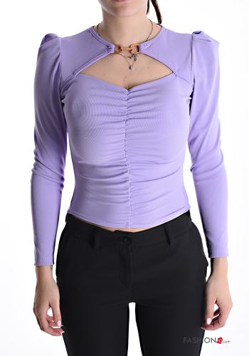 puff sleeve Top with cups - ph 1