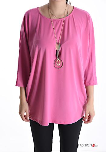 Blusa con collar manga tres cuartos - ph 1