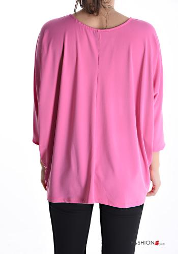 Blusa con collar manga tres cuartos - ph 2