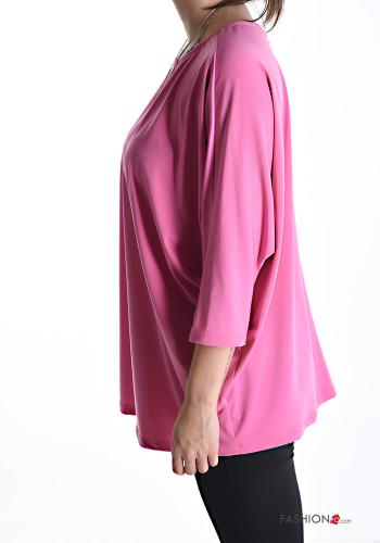 Blusa con collar manga tres cuartos - ph 3