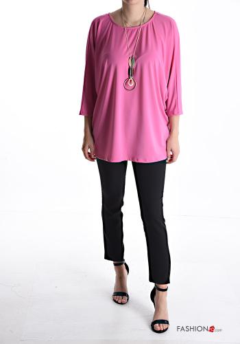 Blusa con collar manga tres cuartos - ph 5