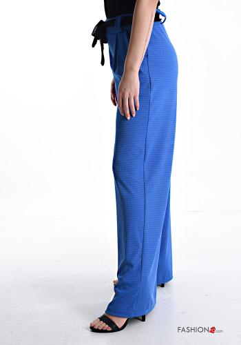 wide leg Trousers with elastic with sash - ph 3