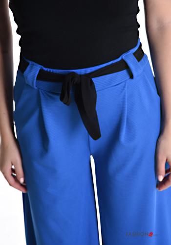 wide leg Trousers with elastic with sash - ph 4