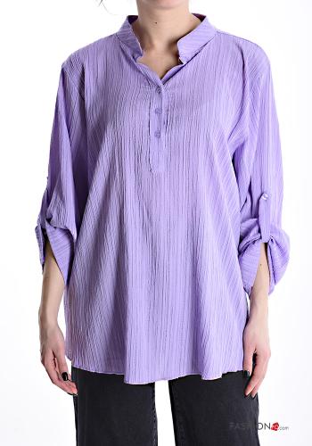 Tunica con bottoni maniche a tre quarti