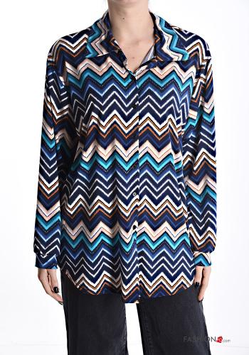Camisa Padrão chevron