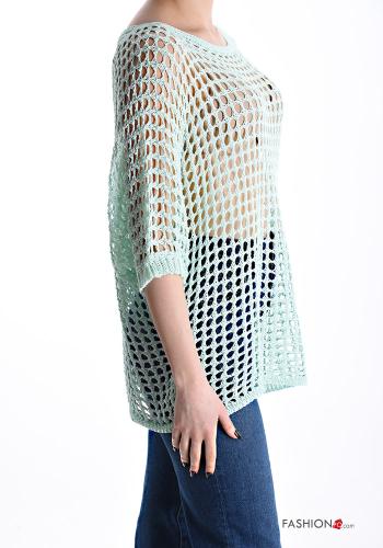 fishnet Sweater 3/4 sleeve - ph 3