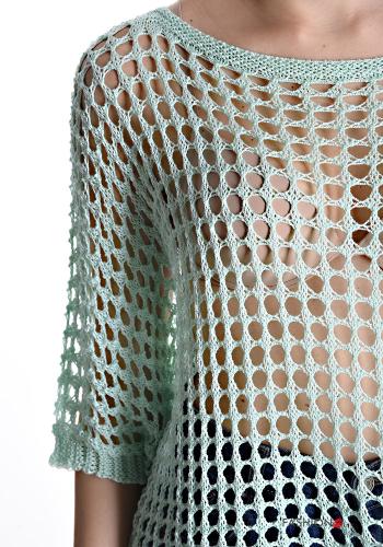 fishnet Sweater 3/4 sleeve - ph 4