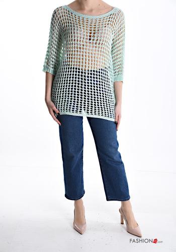 fishnet Sweater 3/4 sleeve - ph 5