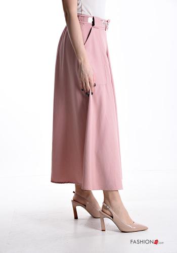 Gonna Longuette con cintura con elastico - ph 3