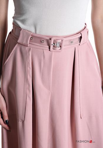 Gonna Longuette con cintura con elastico - ph 4