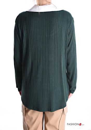 Maglietta a manica lunga con colletto - ph 2