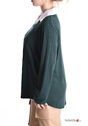 Maglietta a manica lunga con colletto - ph 3