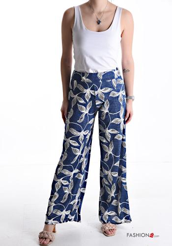Blumenmuster lange Hose mit gummizug - ph 5